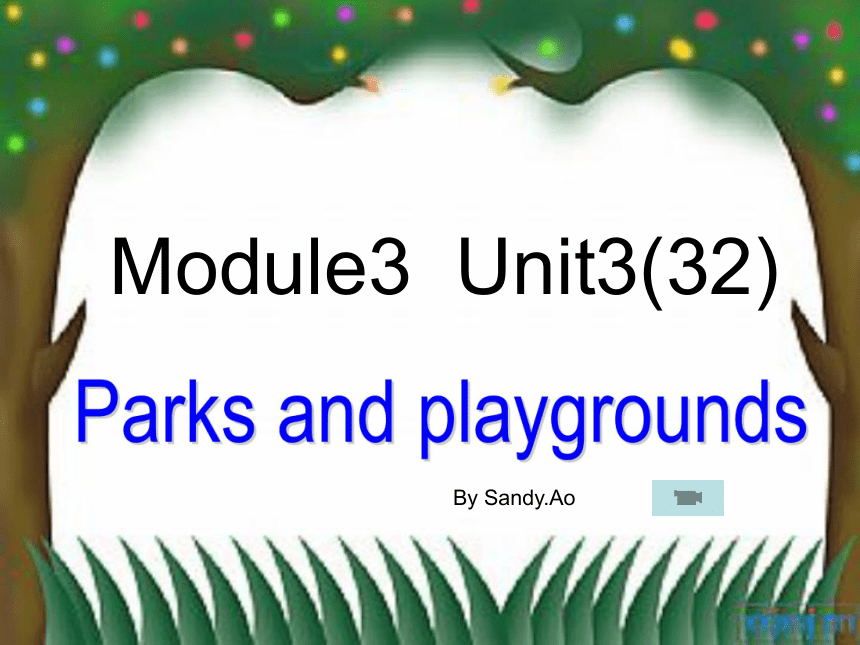 Unit 3 Parks and playgrounds