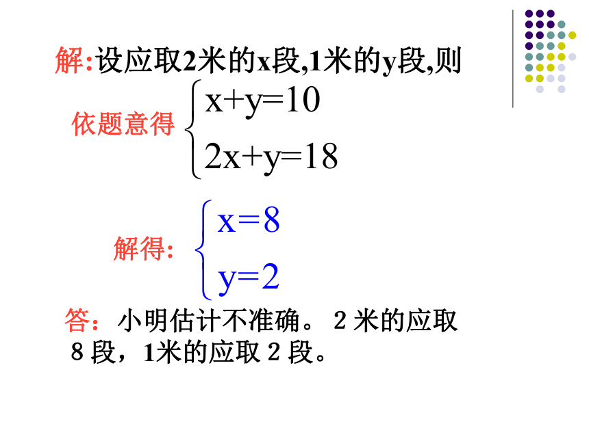 七年级下册 8.3.1实际问题与二元一次方程组课件