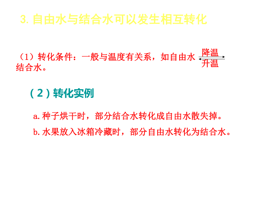 山西省怀仁县巨子学校高中部人教版高中生物必修一《2-5 细胞中的水和无机盐》课件（共10张PPT）