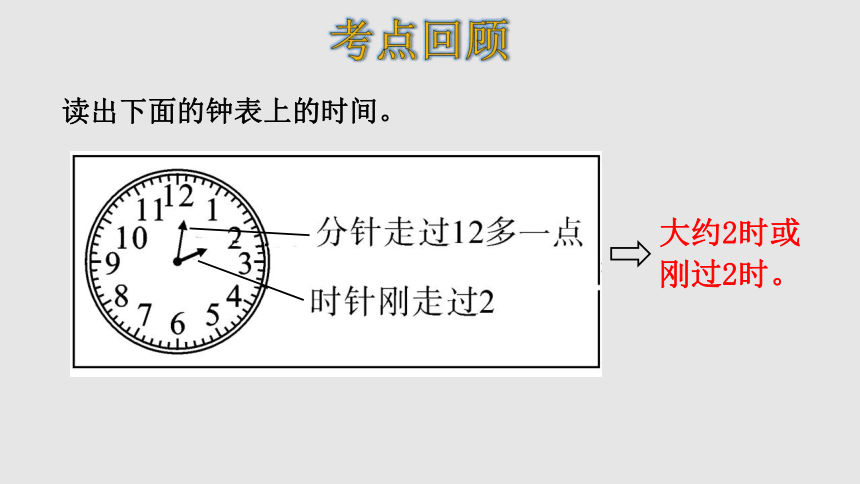 人教版数学一年级上册9总复习——认识钟表 课件（18张ppt）