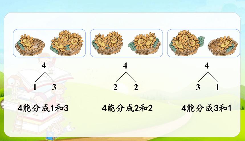 人教版数学一年级上册第三单元3.2.2分与合 课件（23页ppt）