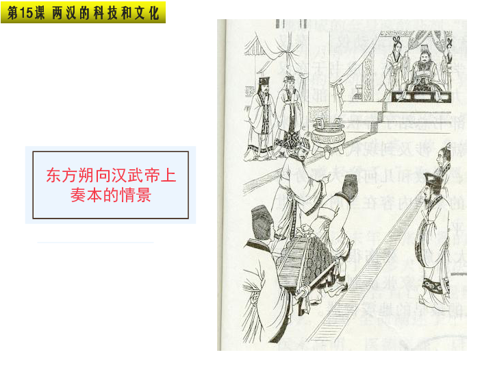 人教部编版七上第15课 两汉的科技和文化课件(共32张PPT)