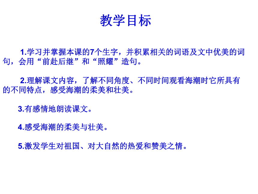 （西师大版）五年级语文上册课件 看海 3