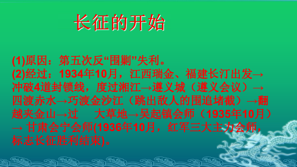 第17课 中国工农红军长征  课件(共30张PPT)