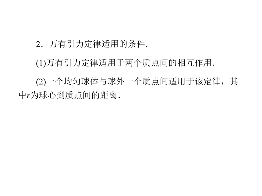 【寒假备课精选】2013-2014下学期高中物理同步配套辅导与检测（粤教版，必修2）：第三章 第一节 万有引力定律（37张ppt）