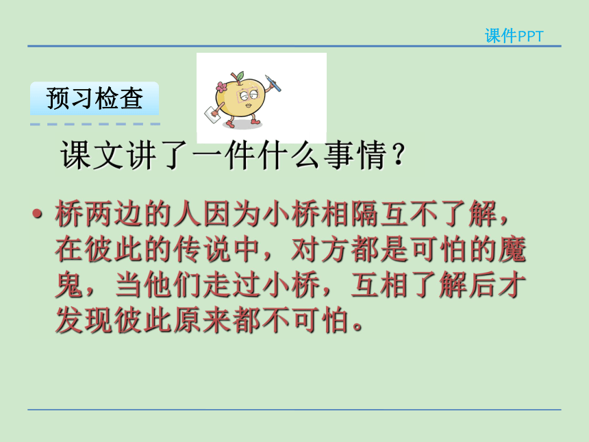 小学语文湘教版二年级下册同步课件：18桥那边