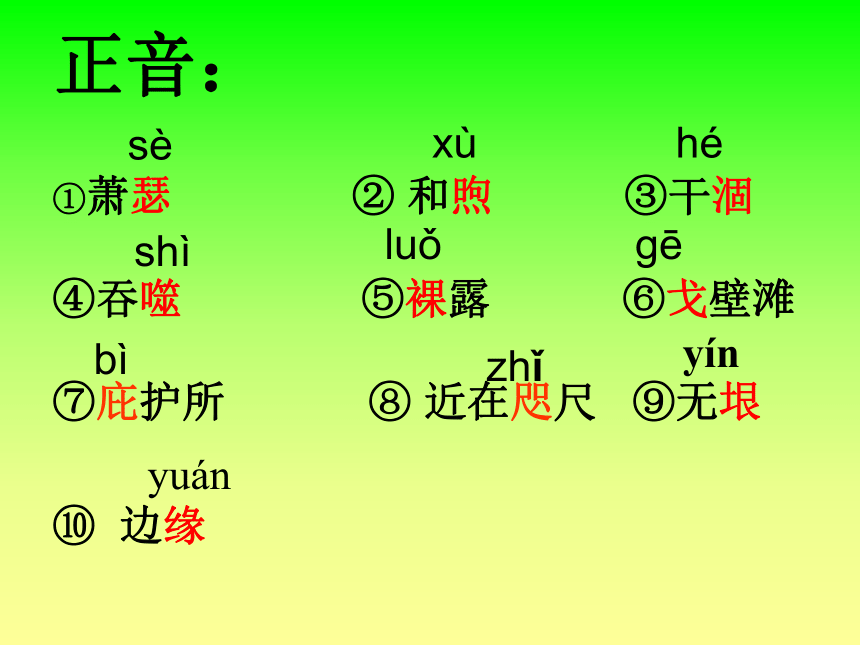 人教版（新课程标准）八年级下册第三单元12*罗布泊，消逝的仙湖 课件