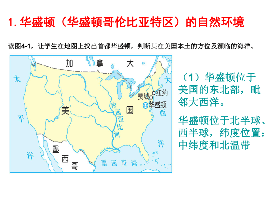 人教版七年级历史与社会上册41美国政治的心脏华盛顿共22张ppt