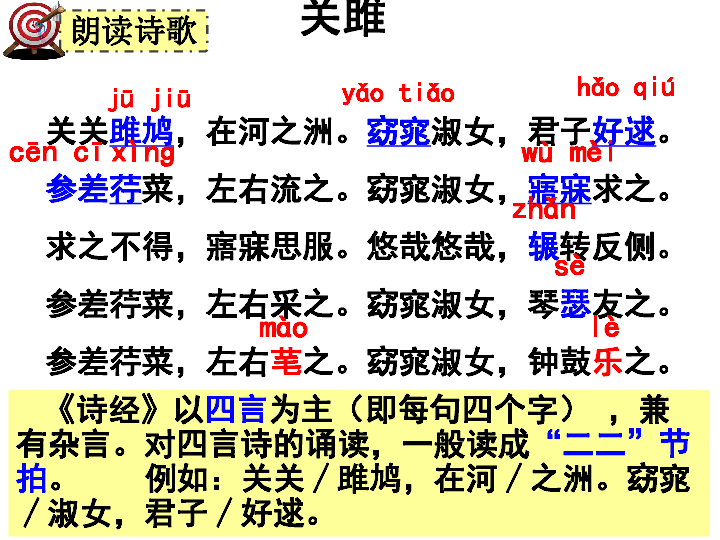 12《诗经》两首(共21张PPT)