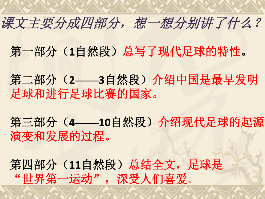 语文九年级下新教版（汉语）8《足球史话》课件（47张）