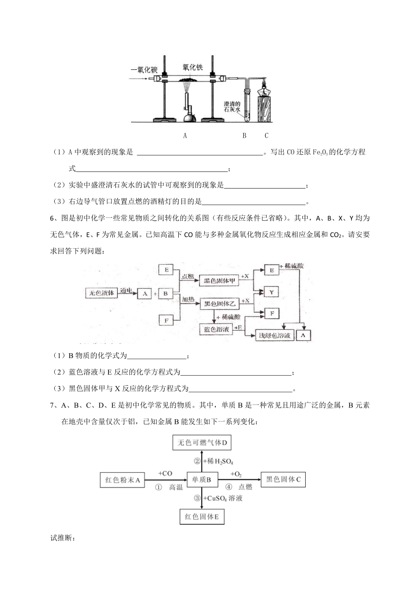 第八单元 金属和金属材料专题训练（无答案）