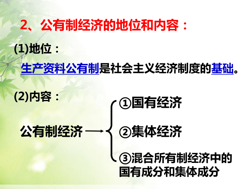 5.1 基本经济制度课件（40张PPT）