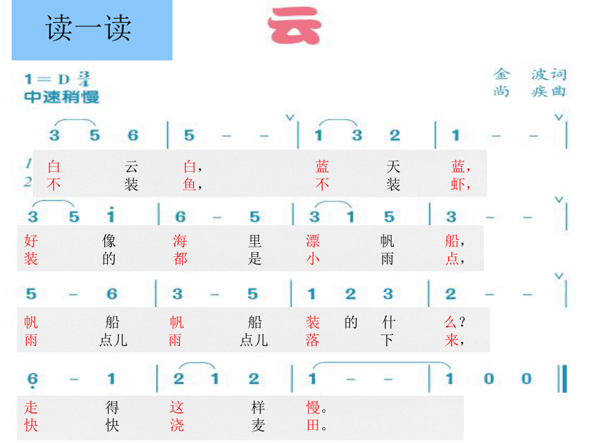 音乐人音版简谱二年级上第7课云课件13张ppt