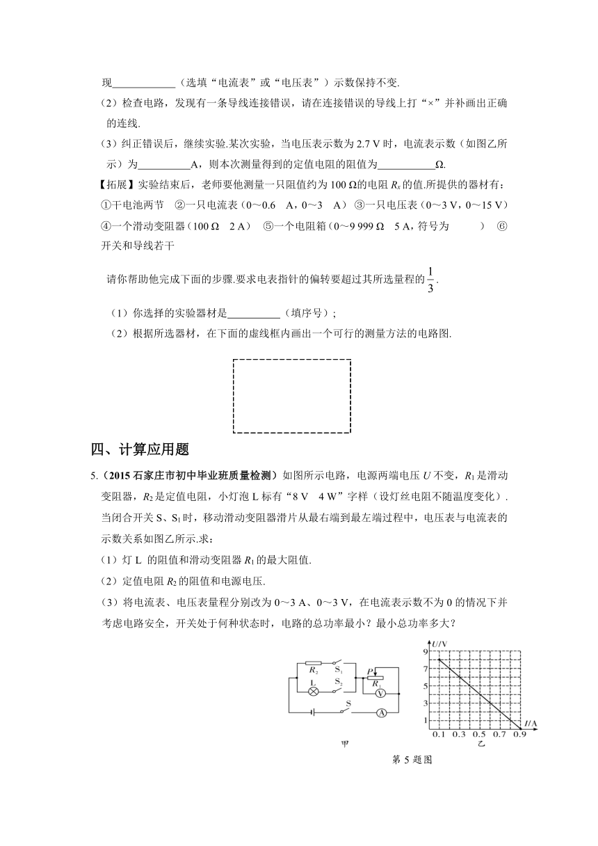 河北2015中考黑白卷狂押到底·扫扫刊（理综）5.30最新版