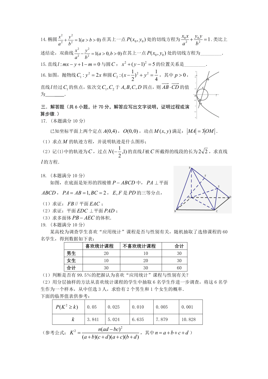 河北省唐山一中2017-2018学年高二下学期期中考试数学（文）试题+Word版含答案