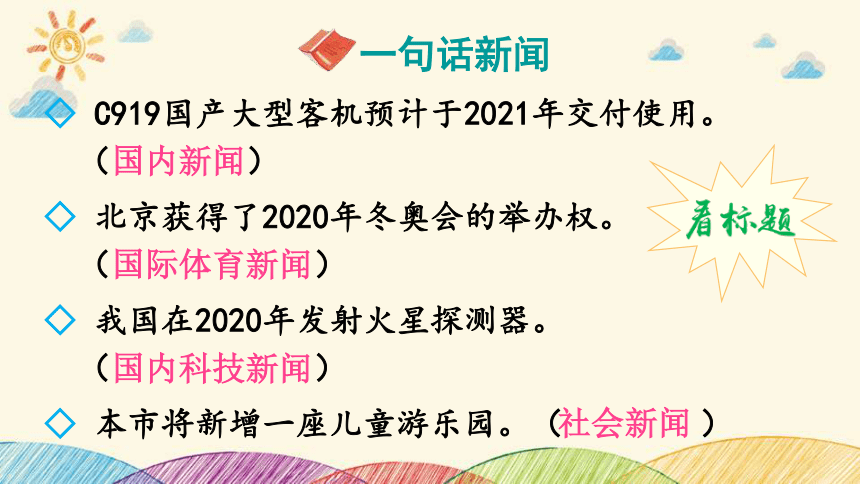 統編版四年級下冊口語交際說新聞課件16張ppt