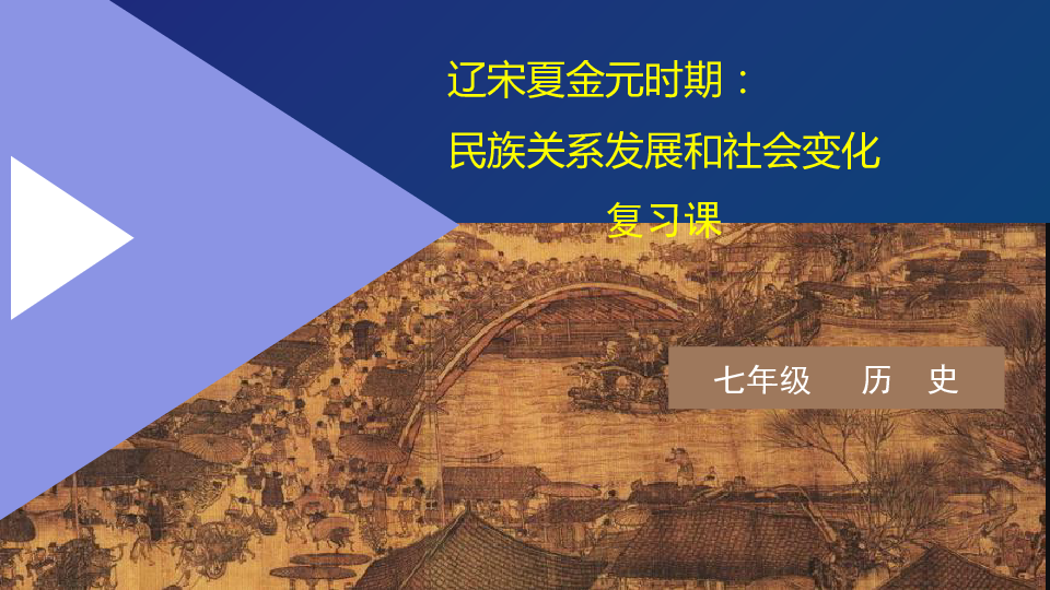 第二单元 辽宋夏金元时期：民族关系发展和社会变化 复习课 课件(共37张PPT)