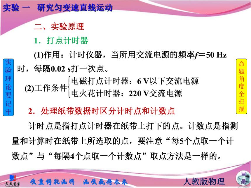 【三维设计，名师教学典范】2014高考物理一轮精细复习实验《 研究匀变速直线运动》（必备基础点拨+高考考点集结+考点专训，含教师详解）