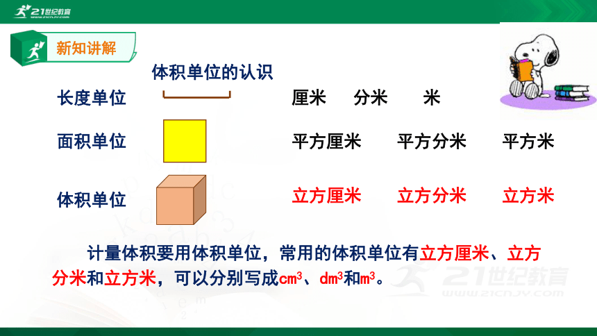 人教版 五年级下册3.3.1长方体和正方体的体积——体积和体积单位(共15张PPT)