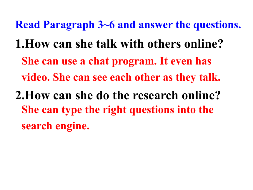 Unit 4 The Internet Connects Us.Lesson 24 An E-mail to Grandpa.课件