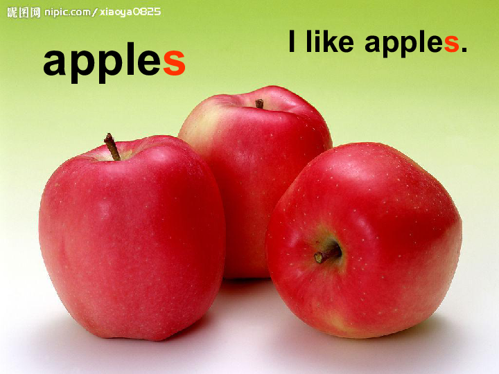 your favourite fruit shopan apple applesi like apples.