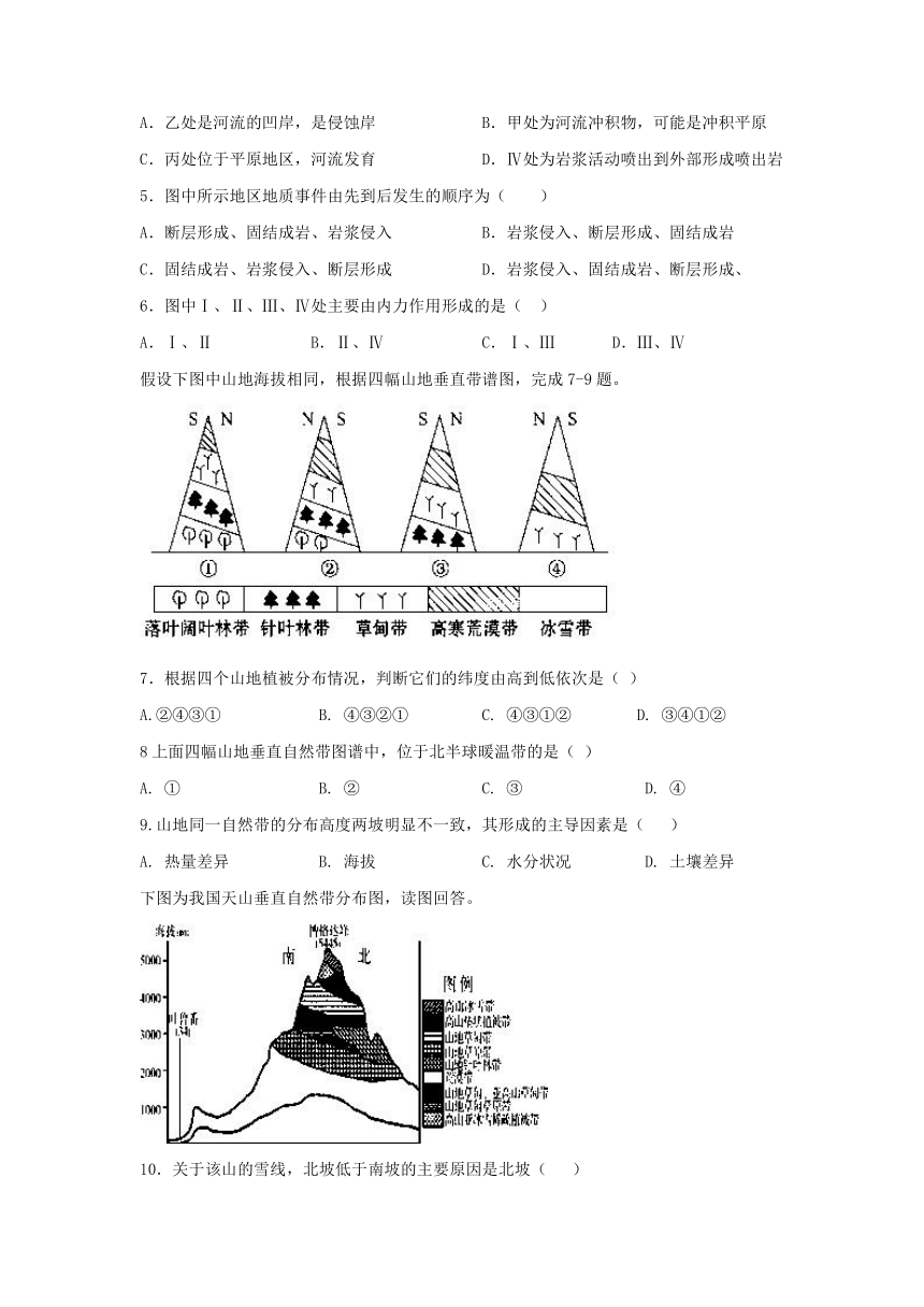 湖北省部分重点中学2017-2018学年高一下学期期中考试地理试题（Word版，含答案）