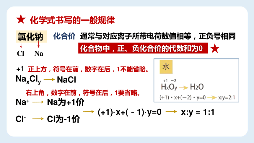 九年级化学人教版上册 课题4 化学式与化合价-化学式的书写(共22张PPT)