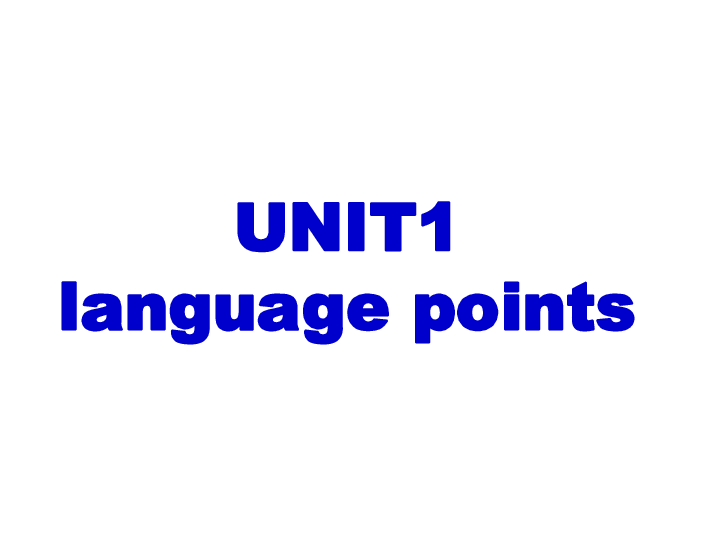 人教版高二英语选修6 Unit 1 Art language-points课件(共50张PPT)