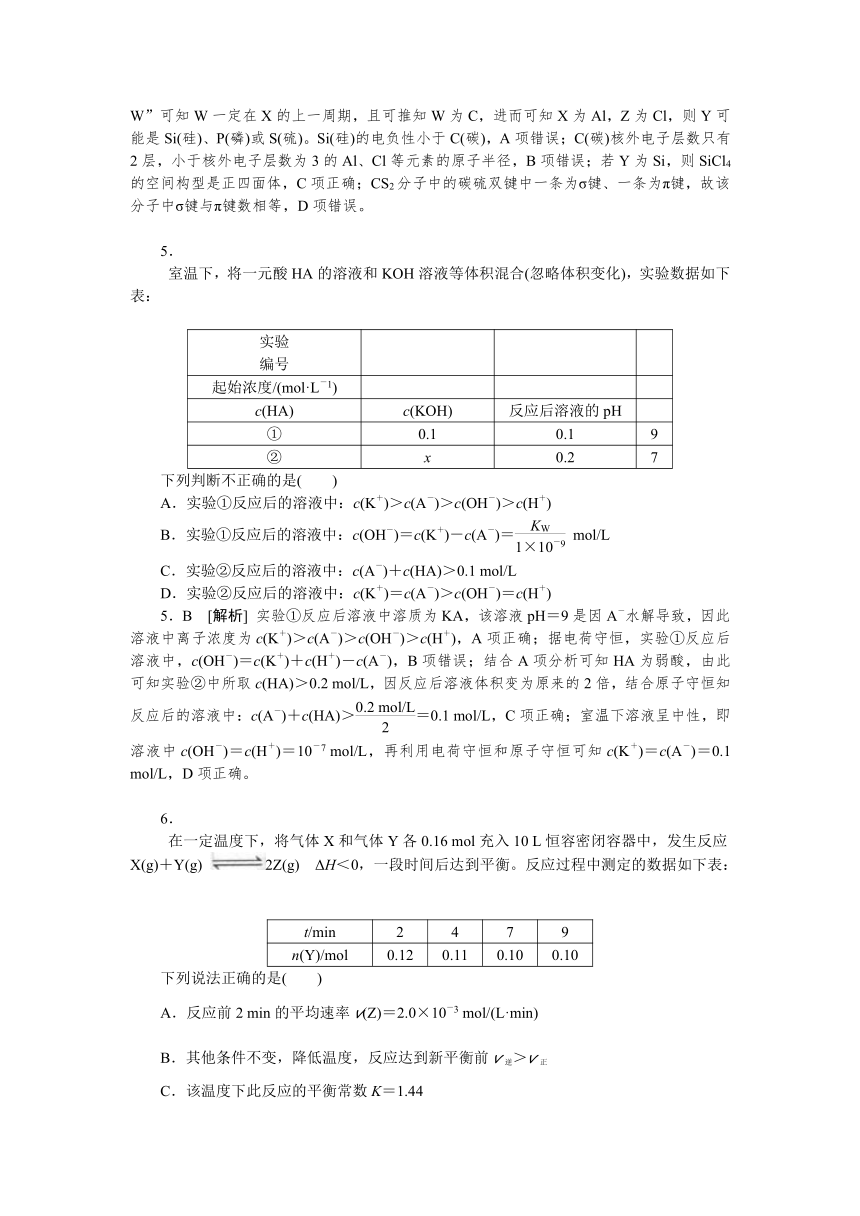 2013年高考真题解析——四川卷（理综化学）纯word版
