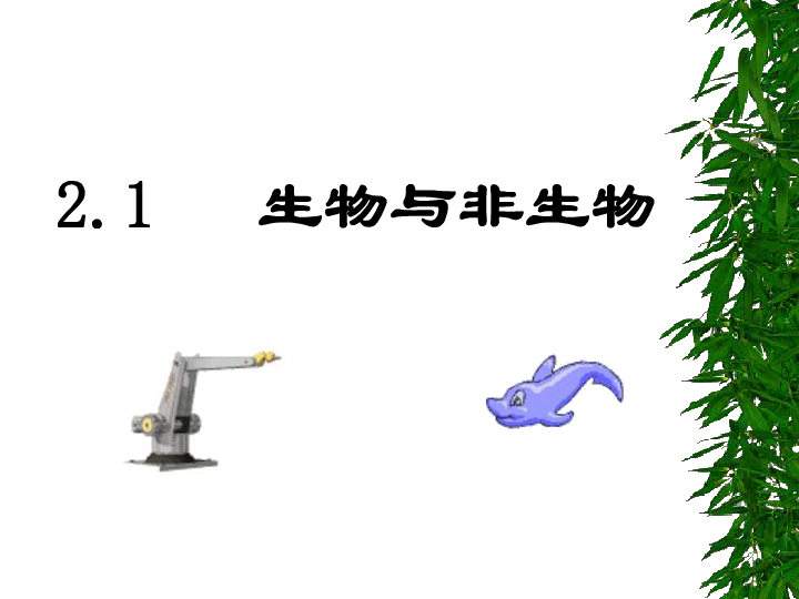 21生物和非生物