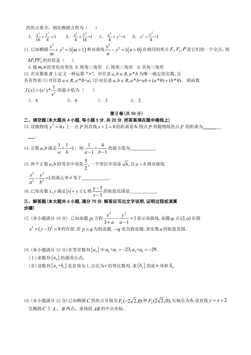 河南省商丘市、开封市九校2016-2017学年高二上学期期末联考数学（理）试题 Word版含答案