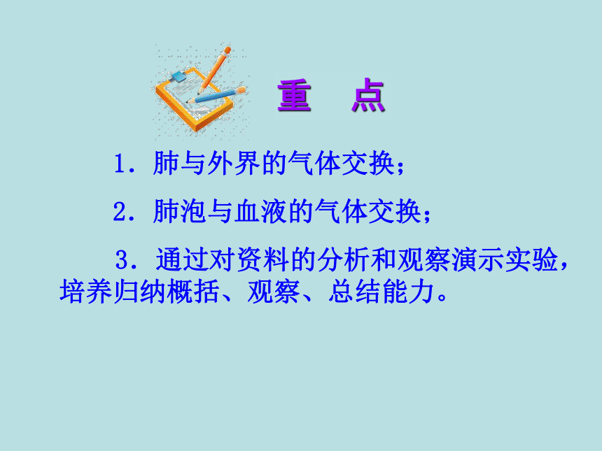 人教七下生物432發生在肺內的氣體交換課件26張ppt