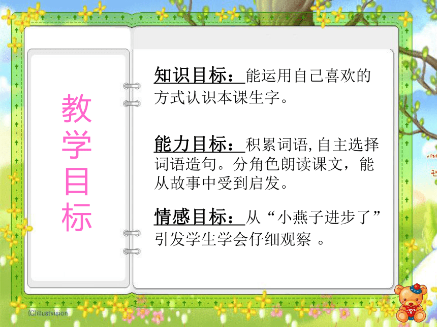 语文一年级下西师版6.23《小燕子进步了》说课课件1