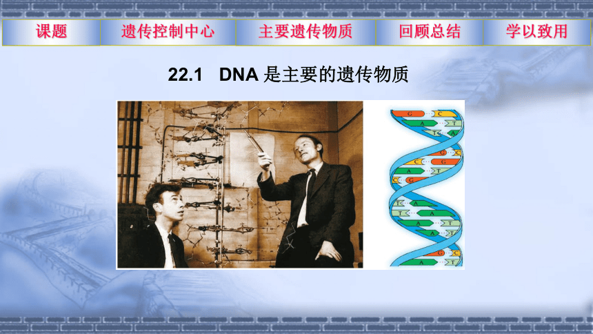 8.22.1 DNA是主要的遗传物质 课件
