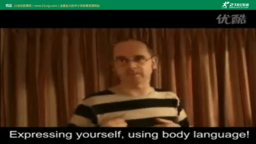 必修4 Module 3 body languageand Non-Verbal Communication 精品课件（26张ppt）