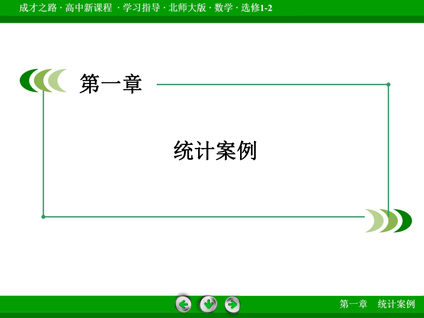 北师大版数学选修1-2 第一章 统计案例 章末归纳总结（57张）