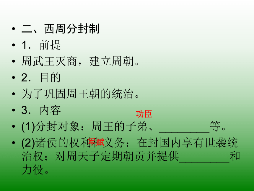 2014-2015学年高中历史人民版必修I专题1 第1课 中国早期政治制度的特点 课件