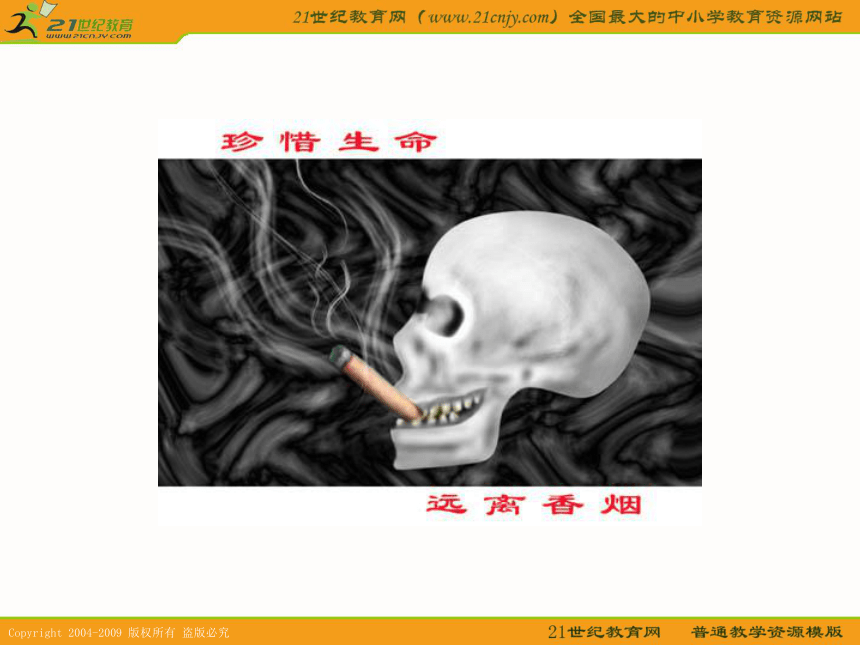 班会课件之健康安全系列：哥吸的不是烟，而是命