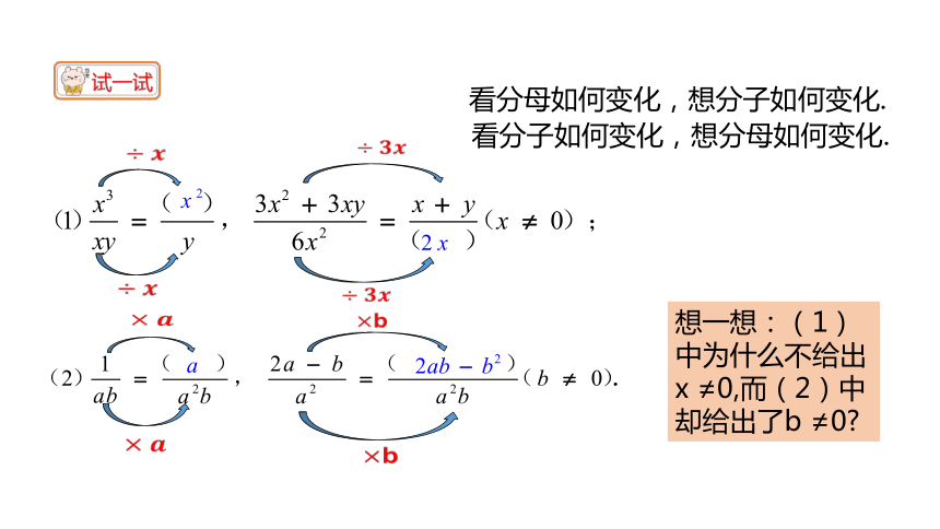 蘇科版數學八年級下冊同步課件102第1課時分式的基本性質共12張ppt