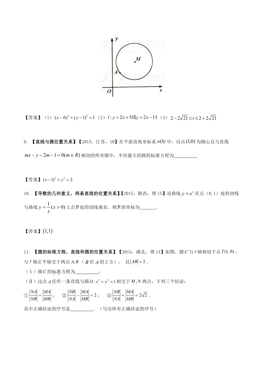 名师解读高考真题系列－高中数学（理数）：专题16+直线与圆