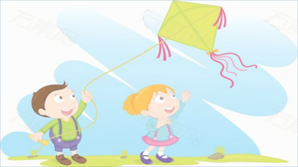 Lesson 18 Three Kites in the Sky 课件（13张PPT，内嵌音频）