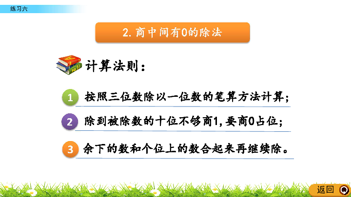 小学数学北京版三年级上册三 除法3.12 练习六  课件（15张ppt）