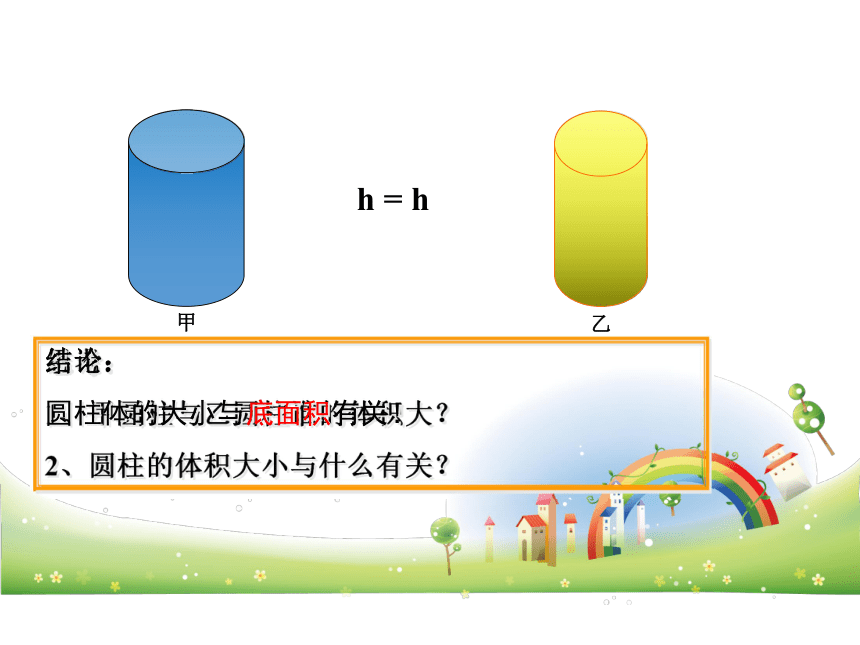 3.1.3 圆柱的体积 课件 2020-2021学年人教版数学六年级下册(共22张PPT)