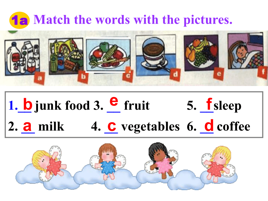 Unit 2 How often do you exercise?  Section B  The Fourth Period (1a-1e) 课件 (共21张PPT)