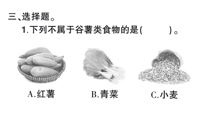 教科版（2017秋） 四年级上册科学2.6 营养要均衡习题课件（15张PPT)