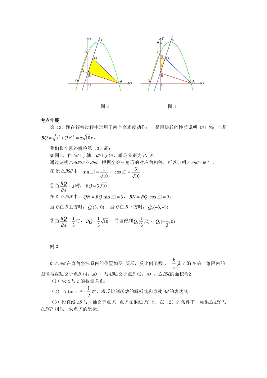 2013中考数学压轴题函数相似三角形问题精选解析（一）