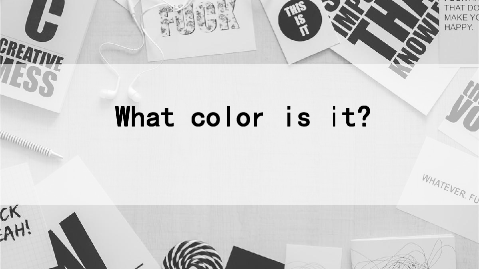 闽教版六年级下册英语 what color is it？和what are you doing 的用法课件 (共21张PPT)
