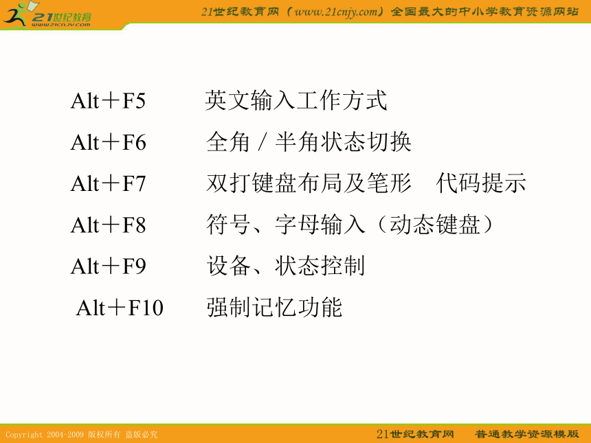 信息技术课件 计算机汉字输入方法(2)