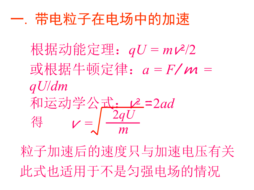 带电粒子在电场中的运动