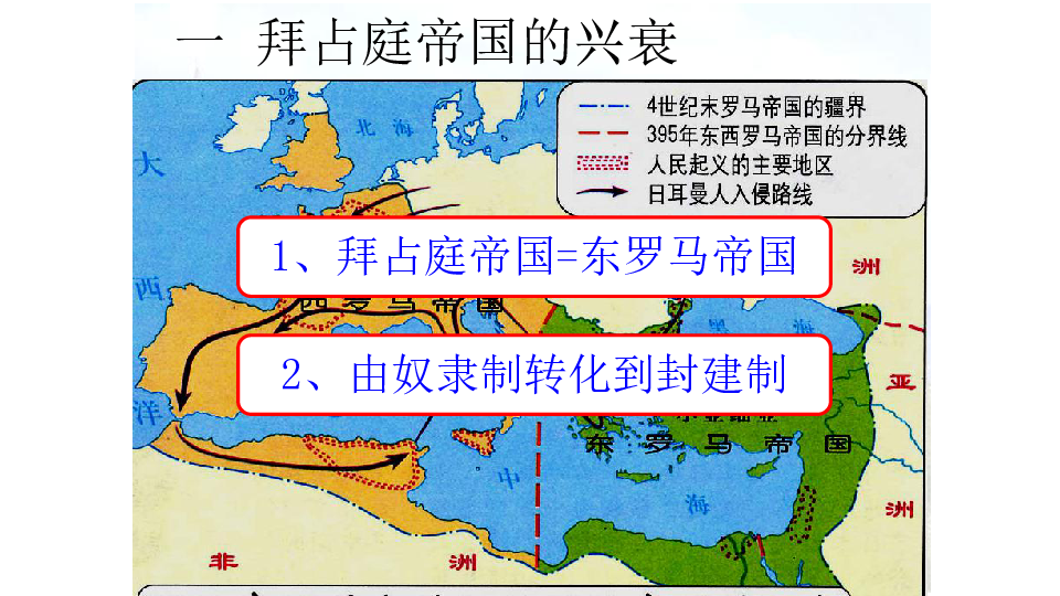 人教部編版歷史九年級上第10課拜占庭帝國和《查士丁尼法典》 課件(共